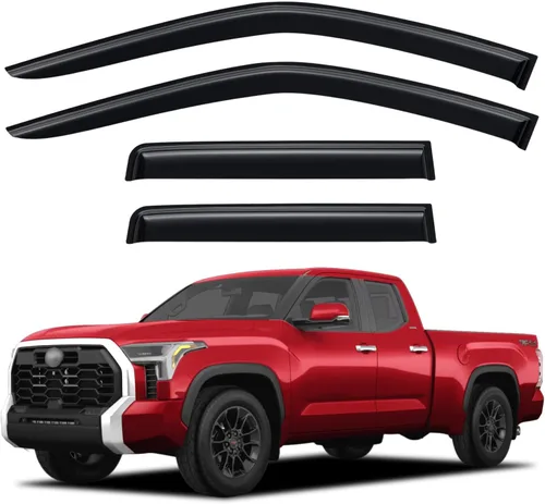 Vista 15 de Visores para ventanas y protectores contra la lluvia para Ford F150 de cabina estándar 1980-1996, Deflectores de viento y protectores para ventanas
