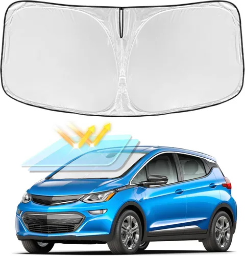 Vista 89 de Parasol de 4 capas para parabrisas, ajuste personalizado, tela 240T
