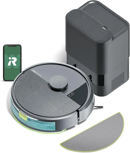 Vista 10 de iRobot Roomba 105X Robot Aspirador y Trapeador Combo, Base de Vacío Automático, Autovaciado hasta 75 días, Succión de Elevación de Potencia 70×