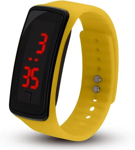 Vista 3 de Unisex Silicona LED Digital Creativa Pantalla Táctil Reloj Deportivo Pulsera 10 Pack