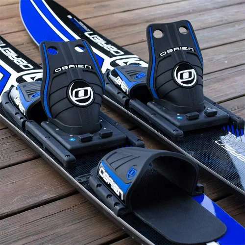 Vista 3 de O'Brien Deportes acuáticos para adultos, combo de esquí para celebridades para principiantes y más, 68 pulgadas, azul