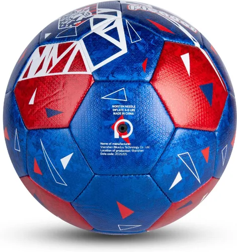 Vista 3 de PP PICADOR Balones de fútbol tamaño 4, pelota de fútbol de cuero láser para entrenamiento deportivo y juego de partidos, juego de bolas de fútbol