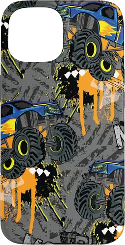 Vista 6 de Funda para iPhone 17 con diseño de Monster Truck Lover para hombres y niños