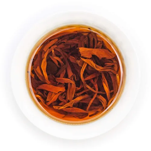 Vista 4 de oriarmcha Fengqing Dian Hong Honey Aroma – Té negro Hoja suelta Yunnan Dianhong – Té Imperial Chino de Mono Dorado – 3.53 oz Ziplock Bolsa resellable
