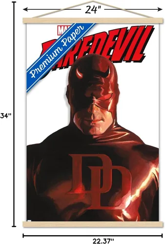 Vista 7 de Trends International Marvel Comics Daredevil - Póster de pared de la serie de características, 22.37 x 34.00 pulgadas, paquete de impresión premium