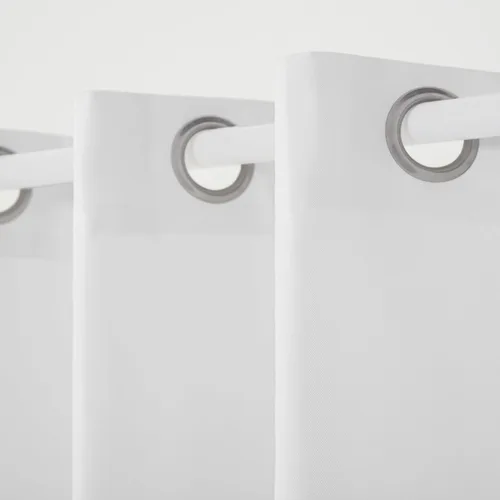 Vista 38 de TOWN & COUNTRY BASICS Cabana Cortinas Sólidas de Peso Pesado para Interiores y Exteriores, Opacidad de Filtrado de Luz con Parte Superior de Ojales