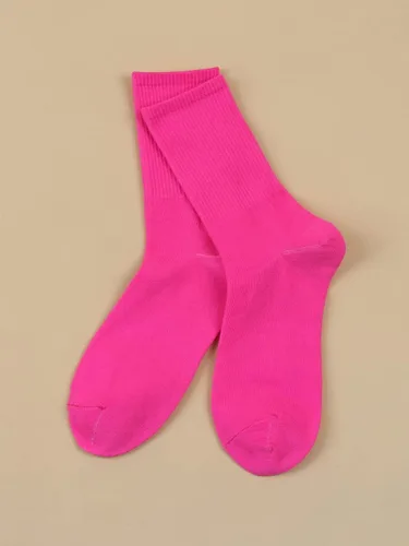 Vista 2 de SHENHE Calcetines deportivos acolchados de punto acanalado para mujer