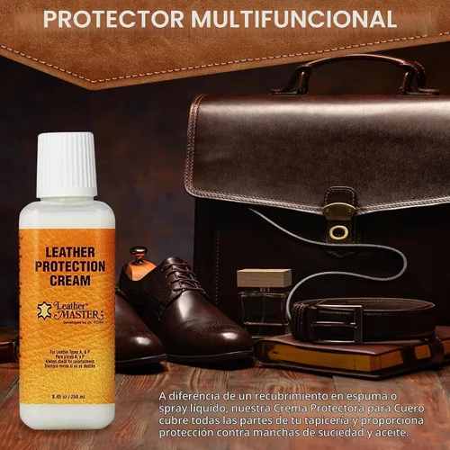 Vista 3 de Leather Masters, crema protectora de pieles, 250 ml