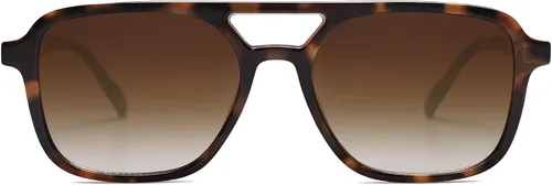Vista 3 de SOJOS Gafas de sol retro estilo aviador para mujeres y hombres modernas rectangulares para mujeres y hombres SJ2202