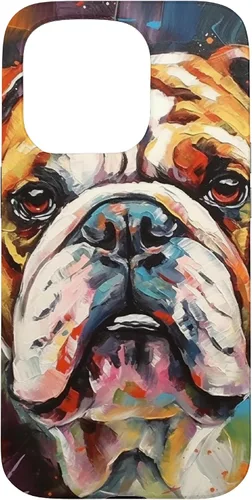 Vista 14 de Funda para iPhone 14 Pro Max English Bulldog Pet Paw Men Women Dog Lover