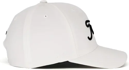 Vista 3 de Tacos - Sombrero de golf de rendimiento ajustable Flexfit NU blanco, Blanco