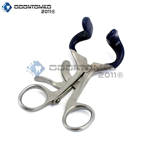 Vista 2 de Mordaza de boca de Molt Blue 3.5" ODM dental