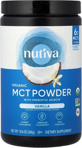 Vista 7 de Nutiva, Polvo orgánico MCT, 10.6 onzas