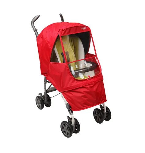 Vista 10 de Manito Elegance Alpha Stroller Protector meteorológico/cubierta de lluvia - Púrpura