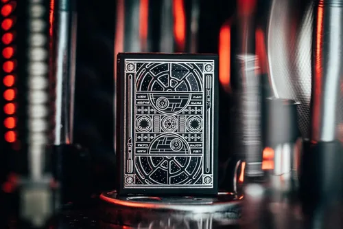 Vista 3 de theory11 Star Wars Edición Especial Plateada - Juego de Cartas Premium de Lado Oscuro Gris Temático