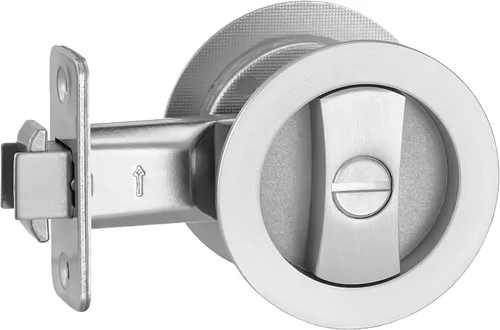 Vista 9 de Lethato Hardware de bolsillo para puerta, cerradura de puerta de bolsillo con indicadores, pestillo de puerta de bolsillo, puerta de bolsillo