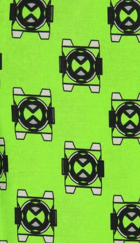 Vista 5 de INTIMO Ben 10 - Conjunto de pijama con estampado omnitrix de personajes de dibujos animados para niños