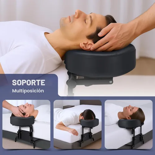 Vista 2 de Kit de masaje para la parte superior del colchón para el hogar, reposacabezas de masaje universal para cama, altura ajustable de hasta 14.5