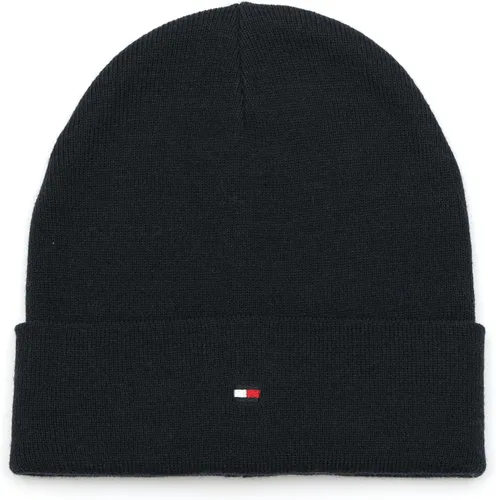 Vista 2 de Tommy Hilfiger Sombrero de puño bordado con bandera para hombre