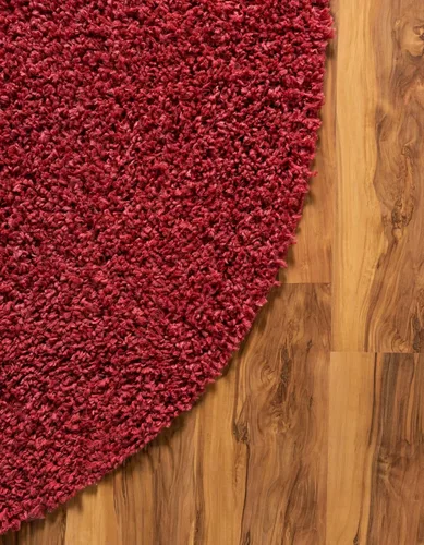 Vista 481 de Unique Loom Colección Davos Shag - Alfombra Lino