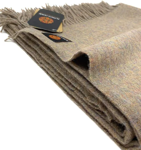 Vista 3 de Alpaca Home Manta Cityscape 100% pura lana de alpaca bebé 6.6 pies de largo x 4.25 pies de ancho Ropa de cama hipoalergénica, suave y Amberes