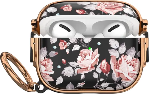 Vista 29 de Maxjoy Funda para AirPods 3 con cerradura, funda protectora rígida de 3ª generación para AirPod de 3ª generación para mujeres y hombres con llavero