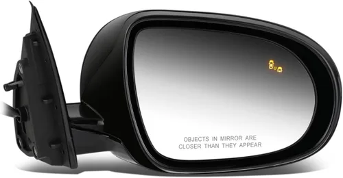 Vista 10 de DNA Motoring OEM-MR-KI1320146 - Espejo retrovisor de la puerta del lado izquierdo del conductor con señal de giro compatible con Sorento 2011-2015