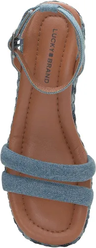 Vista 5 de Lucky Brand Naylicia - Sandalia de cuña trenzada para mujer