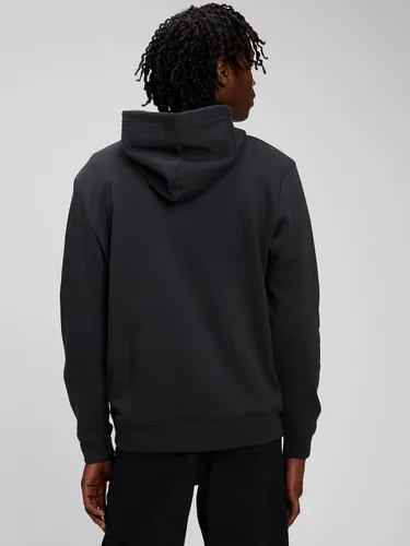 Vista 2 de GAP Sudadera con capucha de forro polar con logotipo para hombre