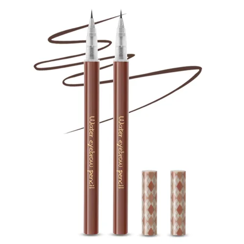 Vista 11 de Boobeen 3 bolígrafos líquidos para cejas, punta de precisión de 0.000 in, lápiz de relleno de cejas que crea maquillaje natural de cejas de larga