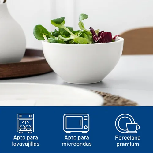 Vista 2 de [Usado] Villeroy & Boch Artesano Original - Tazón de arroz, 20 onzas, porcelana premium, color blanco