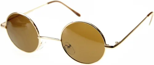Vista 2 de zeroUV Gafas de sol redondas redondas inspiradas en Lennon de estilo retro vintage