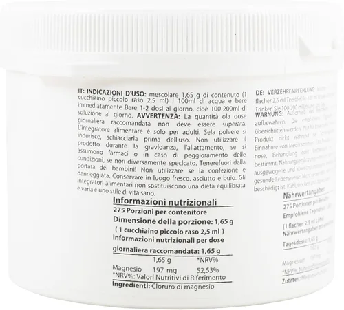 Vista 8 de 1 libra de cloruro de magnesio hexahidrato Ingredientes de grado farmacéutico Polvo de cristal Pure Ph. EUR., BP, USP, 100% Heiltropfen®