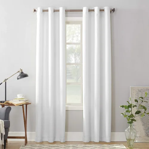 Vista 16 de No. 918 Montego - Panel de cortina con ojales semitransparentes con textura casual