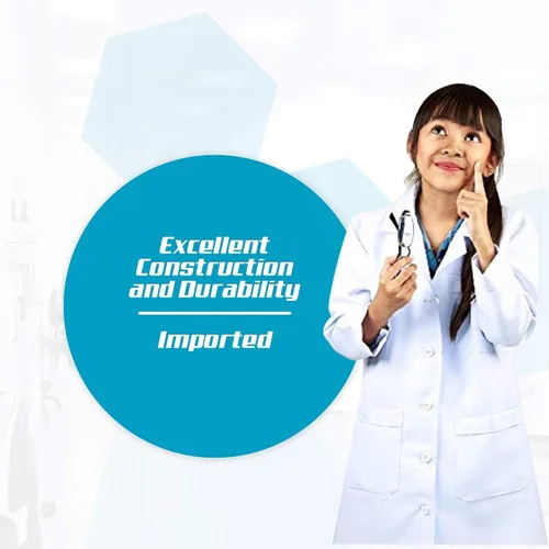 Vista 6 de M&M SCRUBS Abrigo de laboratorio para niños, paquete múltiple, abrigos de laboratorio para niños a granel 12pk blanco