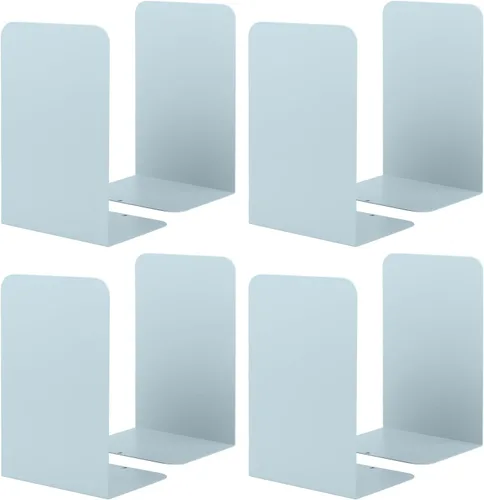 Vista 9 de Honagu Sujetalibros para estantes, hogar, oficina, tapón de metal para libros, soportes de metal para sujetalibros, sujetalibros decorativos