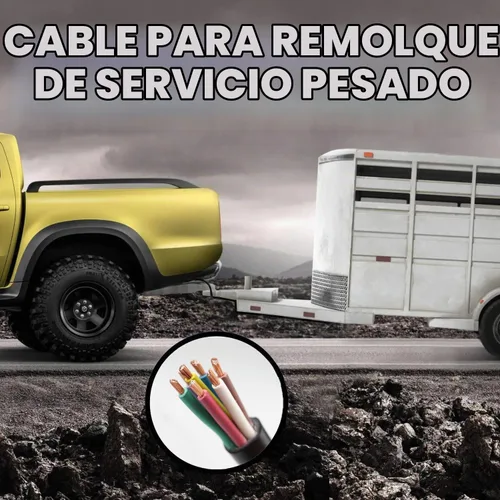 Vista 3 de BEST CONNECTIONS Cable de remolque de 7 vías (25 pies), resistente calibre 14, 7 conductores, cable aislado duradero, resistente a la intemperie