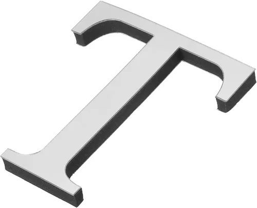 Vista 18 de PATIKIL Adhesivos de pared de acrílico 3D con letras S autoadhesivas para decoración del hogar, letrero artístico, para bricolaje, decoración