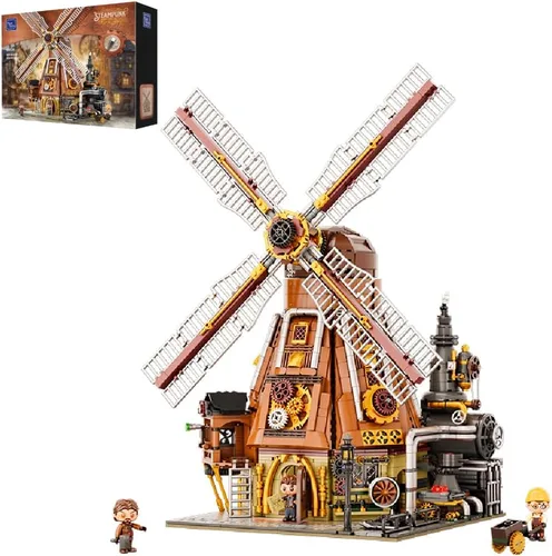 Vista 8 de PANTASY Juego de construcción de dirigible Steampunk para adultos