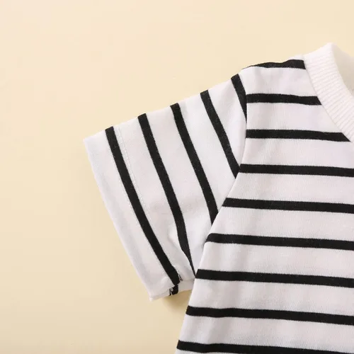 Vista 5 de Aimaopao Ropa de verano para bebés y niños pequeños, camiseta de manga corta