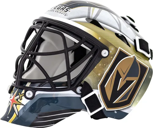 Vista 21 de Franklin Sports mini máscara para portero con logo de la NHL
