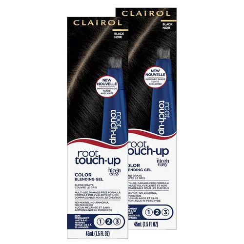 Vista 14 de Clairol Root Touch-Up - Gel de mezcla de color semipermanente para el cabello, 2 negros, paquete de 1