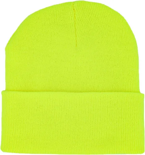 Vista 18 de KBETHOS Made in USA - Gorro de punto acrílico doblado con puños para hombre y mujer, color liso, unisex, frío 1. Gorro largo sólido negro
