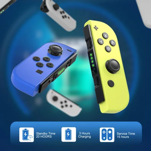 Vista 3 de Switch Controllers for Switch Console,Wireless Controller Replacement for Switch Controller Support Motion ControlDual VibrationBY