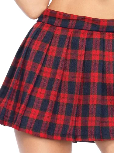 Vista 3 de Leg Avenue Disfraz clásico sexy para mujer Blanco