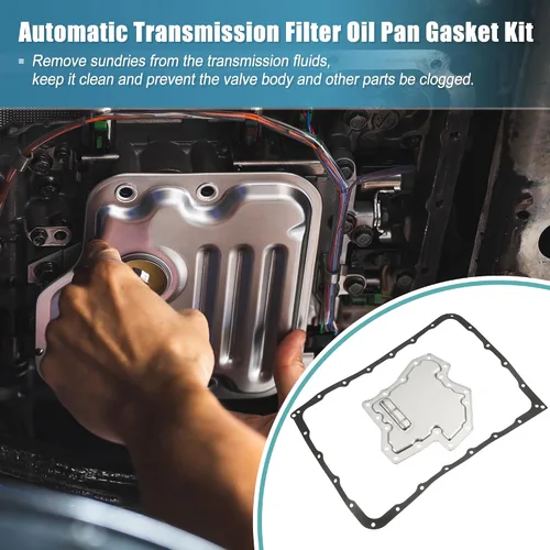 Vista 3 de uxcell 1 Unidades coche transmisión filtro aceite pan para NISSAN FRONTIER 4X2 2.3TD 16V 2017