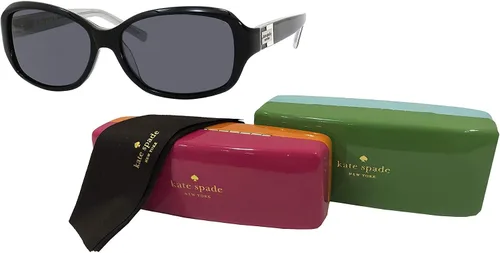 Vista 3 de Kate Spade AnnikaS Rectangle Sunglasses for Women + BUNDLE with Designer iWear Eyewear Care Kit