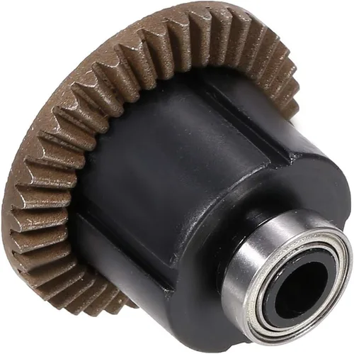 Vista 5 de GoolRC Kit de diferencial de metal para automóvil a control remoto, engranajes diferenciales 38T y 17T, eje de transmisión, eje de dirección
