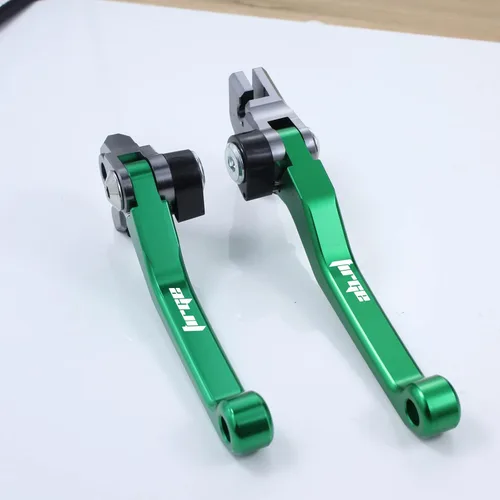 Vista 3 de Palanca de freno de embrague de pivote plegable CNC para motocicleta kx125 06-08 kx250 05-08 xk250f 05-12 kx450f 06-18 Dirt Bike