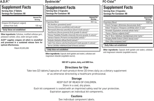Vista 2 de BIOTICS RESEARCH SBO Kit Intestinal Support, Convenient 30-Day Program, Small Intestinal Microbiome Balance, Evidence-Based Herbal Blend, Guidebook